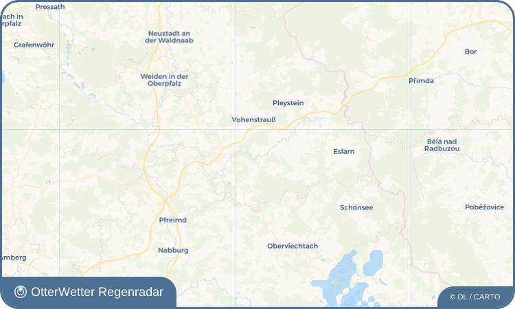 OtterWetter Regenradar-Widget Böhmischbruck