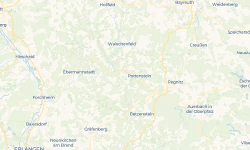 Regenradar Vorschaubild - Aktuelle Niederschläge in Bösenbirkig und Umgebung