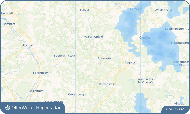 OtterWetter Regenradar-Widget Bösenbirkig