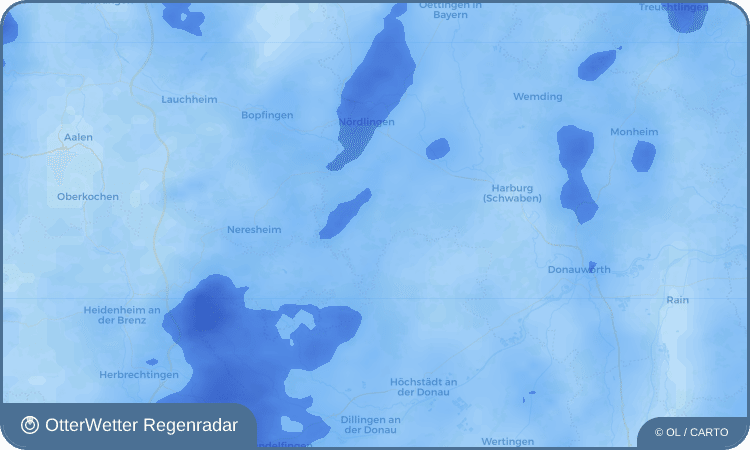 OtterWetter Regenradar-Widget Bollstadt