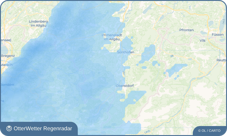 OtterWetter Regenradar-Widget Bolsterlang