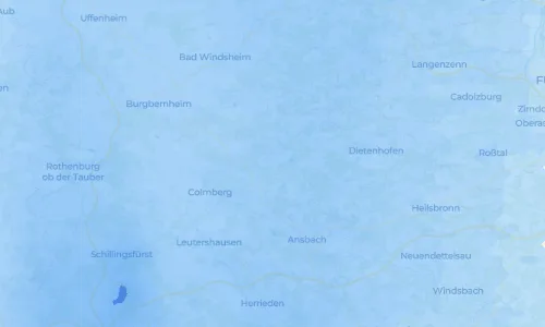 Regenradar Vorschaubild - Aktuelle Niederschläge in Borsbach und Umgebung