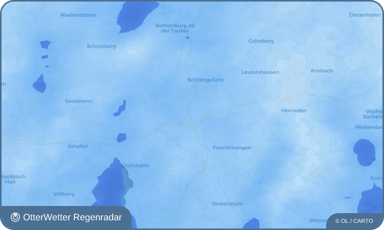 Widget-Vorschau für Bottenweiler Wetter-Widget-Vorschau mit Vorhersagedaten für Bottenweiler