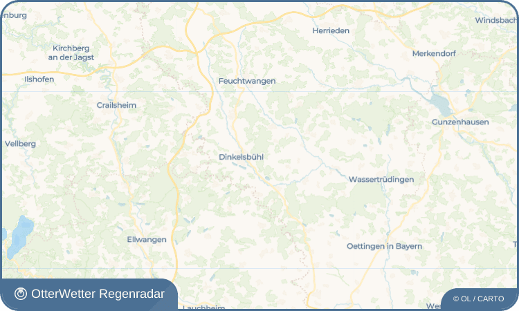 OtterWetter Regenradar-Widget Botzenweiler