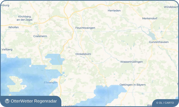 Widget-Vorschau für Botzenweiler Wetter-Widget-Vorschau mit Vorhersagedaten für Botzenweiler
