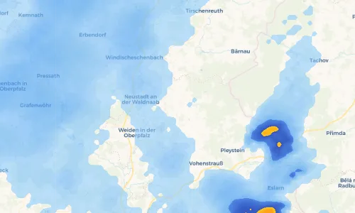 Regenradar Vorschaubild - Aktuelle Niederschläge in Boxdorf und Umgebung
