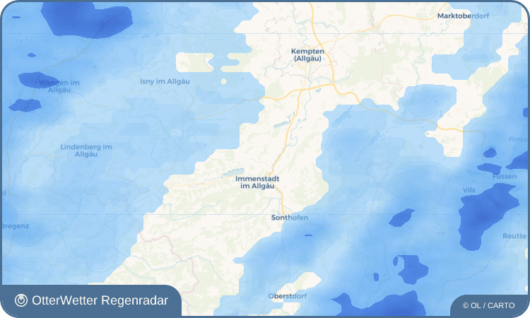 OtterWetter Regenradar-Widget Bräunlings