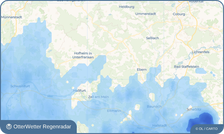 Wetter-Widget-Vorschau mit Vorhersagedaten für Bramberg