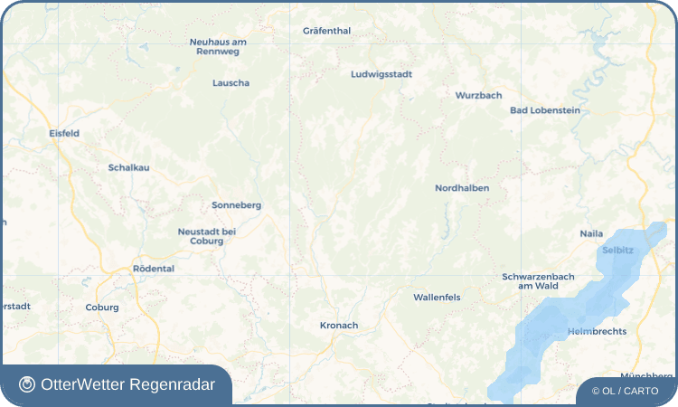 OtterWetter Regenradar-Widget Brauersdorf
