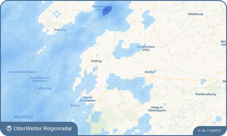 Wetter-Widget-Vorschau mit Vorhersagedaten für Breitasch