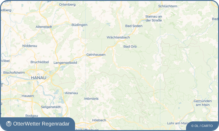 OtterWetter Regenradar-Widget Breitenborn