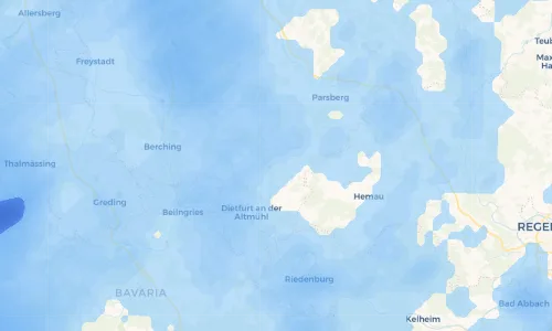 Regenradar Vorschaubild - Aktuelle Niederschläge in Breitenegg und Umgebung