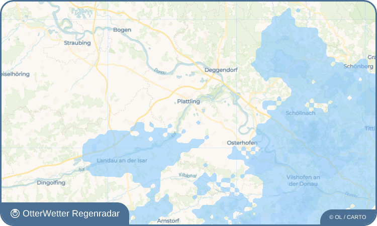 OtterWetter Regenradar-Widget Breitfeld