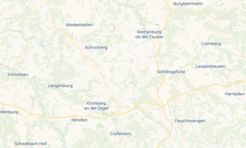 Regenradar Vorschaubild - Aktuelle Niederschläge in Brettheim und Umgebung