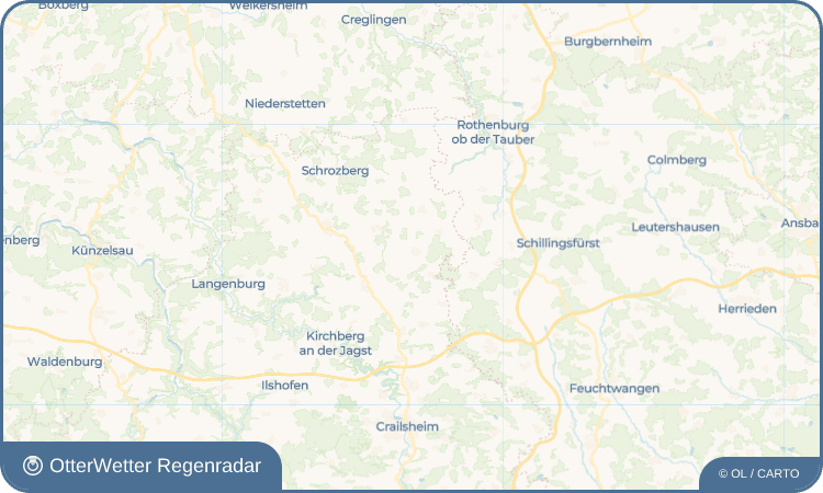 OtterWetter Regenradar-Widget Brettheim