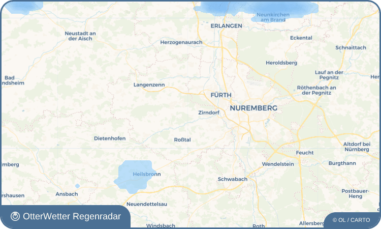 OtterWetter Regenradar-Widget Bronnamberg