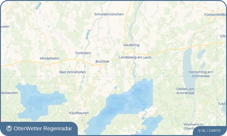 Wetter-Widget-Vorschau mit Vorhersagedaten für Bronnen