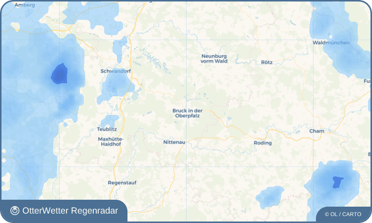 OtterWetter Regenradar-Widget Bruck in der Oberpfalz