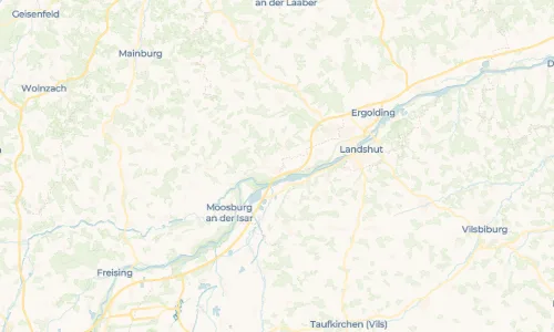 Regenradar Vorschaubild - Aktuelle Niederschläge in Bruckbergerau und Umgebung