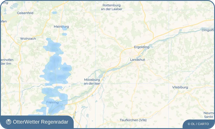 Wetter-Widget-Vorschau mit Vorhersagedaten für Bruckbergerau