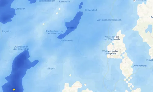 Regenradar Vorschaubild - Aktuelle Niederschläge in Bruckendorfgmünd und Umgebung