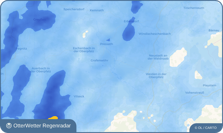 OtterWetter Regenradar-Widget Bruckendorfgmünd