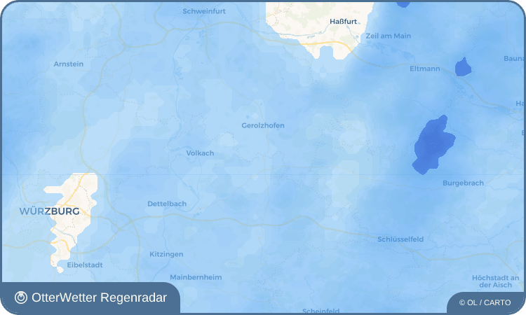 Wetter-Widget-Vorschau mit Vorhersagedaten für Brünnau