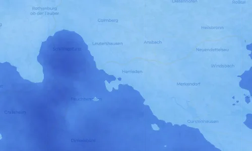 Regenradar Brünst: aktuelle Niederschläge in Brünst und Umgebung, Stand 24. Oktober 2026 um 16:20 Uhr