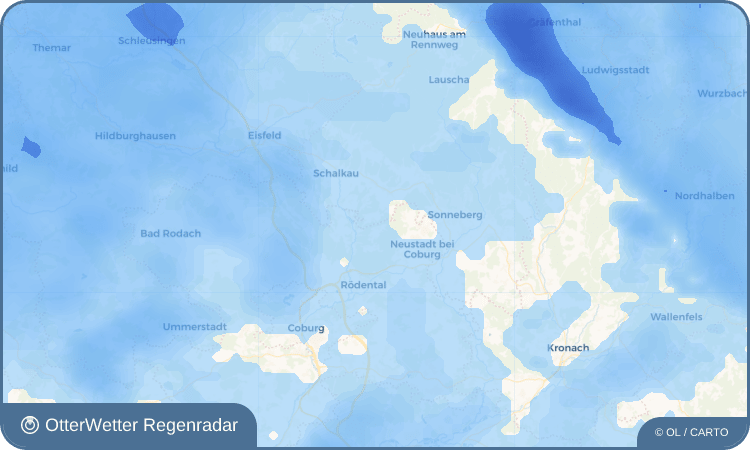 OtterWetter Regenradar-Widget Brüx