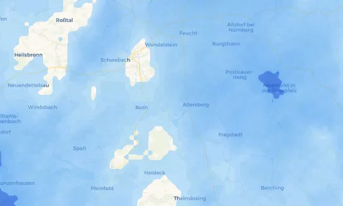 Regenradar Vorschaubild - Aktuelle Niederschläge in Brunnau und Umgebung