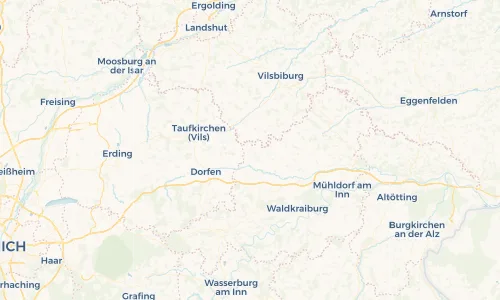 Regenradar Vorschaubild - Aktuelle Niederschläge in Buchbach und Umgebung