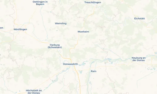 Regenradar Vorschaubild - Aktuelle Niederschläge in Buchdorf und Umgebung