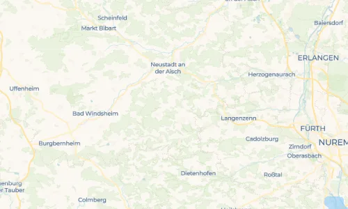 Regenradar Vorschaubild - Aktuelle Niederschläge in Buchen und Umgebung