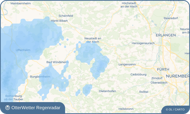 OtterWetter Regenradar-Widget Buchen
