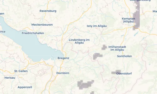 Regenradar Vorschaubild - Aktuelle Niederschläge in Buchenbühl und Umgebung