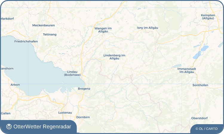 Widget-Vorschau für Buchenbühl Wetter-Widget-Vorschau mit Vorhersagedaten für Buchenbühl