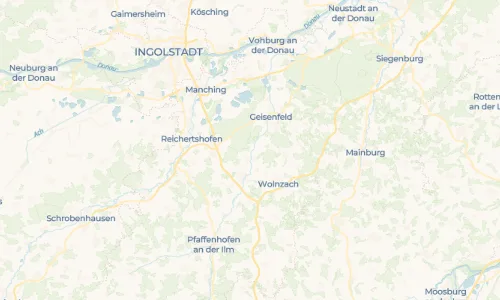 Regenradar Vorschaubild - Aktuelle Niederschläge in Buchersried und Umgebung
