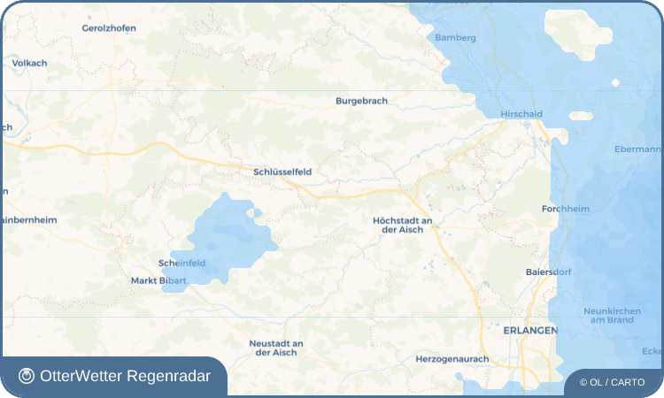 Widget-Vorschau für Buchfeld Wetter-Widget-Vorschau mit Vorhersagedaten für Buchfeld