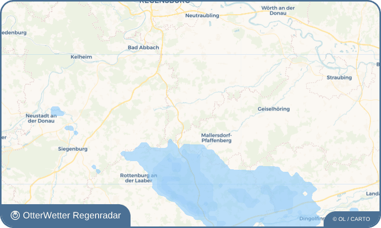 Widget-Vorschau für Buchhausen Wetter-Widget-Vorschau mit Vorhersagedaten für Buchhausen