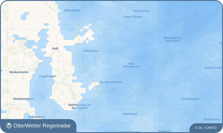 Wetter-Widget-Vorschau mit Vorhersagedaten für Buchheim