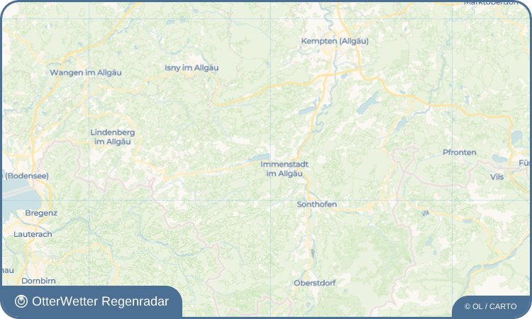 OtterWetter Regenradar-Widget Bühl am Alpsee
