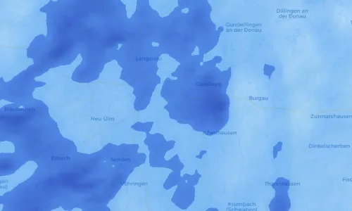 Regenradar Vorschaubild - Aktuelle Niederschläge in Bühl und Umgebung