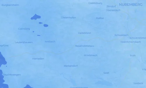 Regenradar Vorschaubild - Aktuelle Niederschläge in Büschelbach und Umgebung