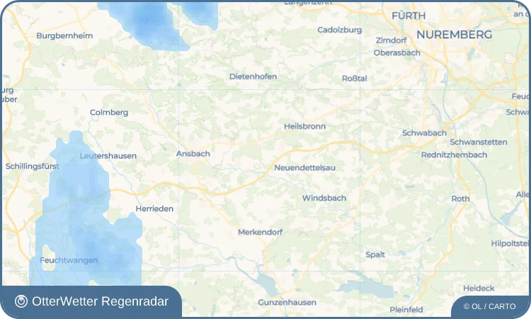 Widget-Vorschau für Büschelbach Wetter-Widget-Vorschau mit Vorhersagedaten für Büschelbach