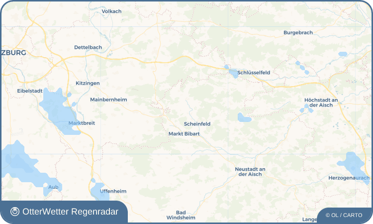 Widget-Vorschau für Burgambach Wetter-Widget-Vorschau mit Vorhersagedaten für Burgambach