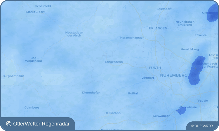 OtterWetter Regenradar-Widget Burggrafenhof