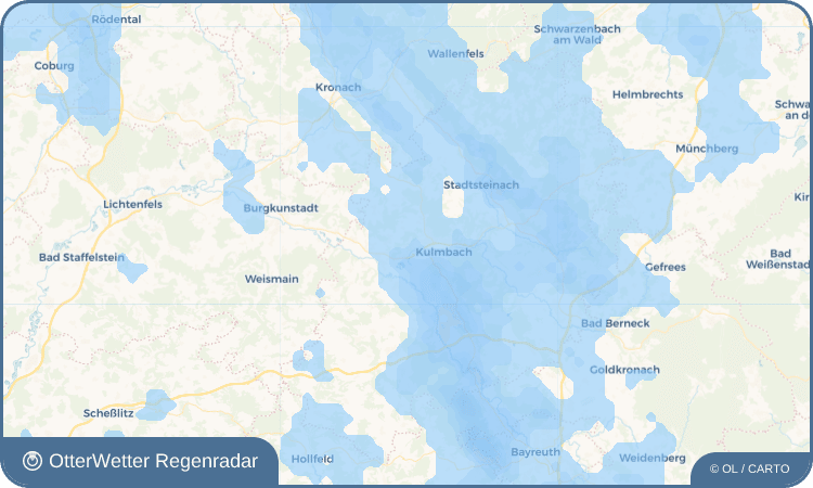 OtterWetter Regenradar-Widget Burghaig