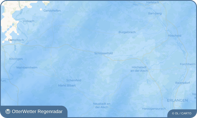 OtterWetter Regenradar-Widget Burghaslach