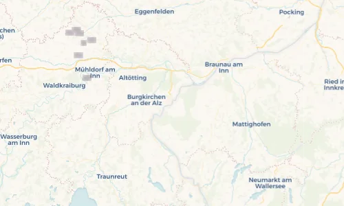 Regenradar Vorschaubild - Aktuelle Niederschläge in Burghausen und Umgebung