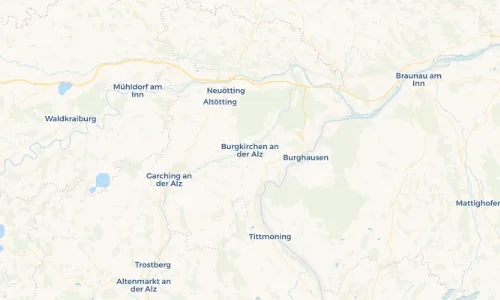 Regenradar Vorschaubild - Aktuelle Niederschläge in Burgkirchen an der Alz und Umgebung